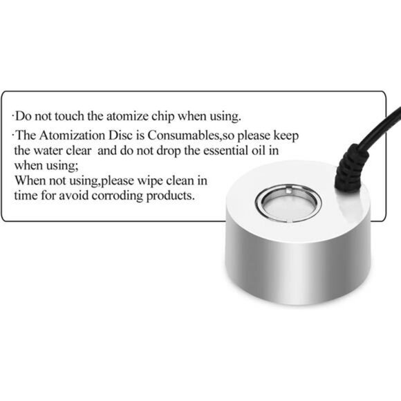 Aluminum Mist Maker Fog Maker for Water Fountain Pond Rockery Vase Birdbath - Picture 3 of 7